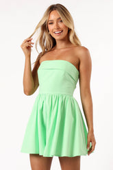 Beatrice Romper - Apple Green